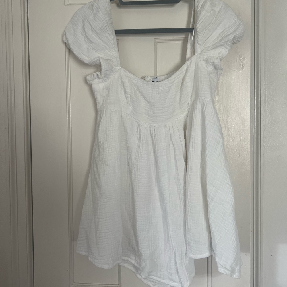 White Romper Princess Polly Lorna Romper